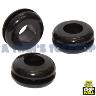RUBBER GROMMET OPEN 7.2 X 5MM 4 PIECES