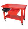 WORKBENCH TEAR DOWN TABLE &  OIL DRAIN