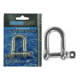 D SHACKLES STAINLESS STEEL 6MM