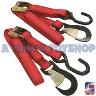 MOTORBIKE TIE DOWNS 2 MET X 25MM 2 PACK