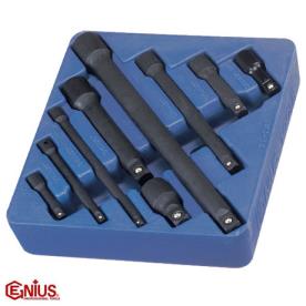 IMPACT EXTENSION SET 9 PCE 1/2-3/8-1/4"