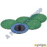 SANDING DISC 50MM QUICK LOCK 80 GRIT 10P