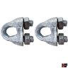 WIRE 3MM ROPE GRIP GAL FINISH 2 PIECE