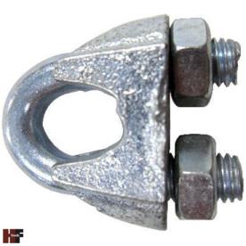 WIRE 12MM ROPE GRIP GAL FINISH 2 PIECE