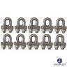WIRE ROPE GRIP STAINLESS STEEL 3MM 10PC