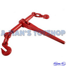 RATCHET LOAD BINDER 6MM T70 CHAIN RED