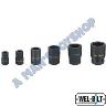 IMPACT SOCKET SET 1" DR 6 PIECE 22-41MM