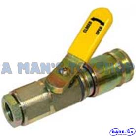 HYDRAULIC COUPLER LEVER ACTION YELLOW