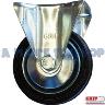 CASTOR RUBBER STEEL CORE 125MM FIXED100K