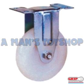 CASTOR 100MM NYLON PP CORE FIXED