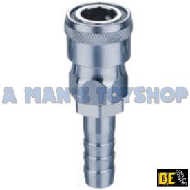 AIR COUPLER 12MM HOSE BARB NITTO 40SH