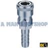 AIR COUPLER 12MM HOSE BARB NITTO 40SH