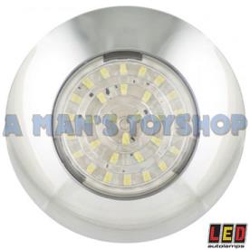 LED DOME LIGHT 75MM 12VOLT WHITE PCB