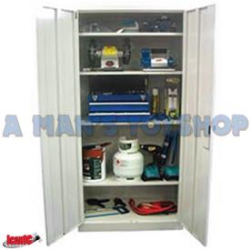 STORAGE CABINET 4 SHELF LOCK 1800X900