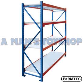 WAREHOUSE RACK 300KG 4 TIER 2M X 600MM