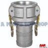 CAMLOCK 1""MALE BARB X FEMALE COUPLER