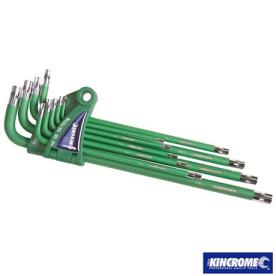 TORX HEX KEY SET 9 PIECE T10 TO T45