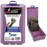 DRILL SET 1/16 TO 1/2 AF 21 PIECE COBALT
