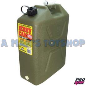 ARMY GREEN  PLASTIC 22LITRE WATER JERRY
