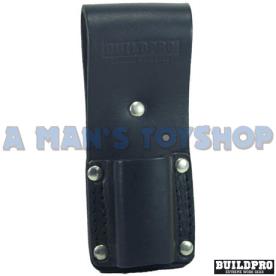 BLACK LEATHER SHAPED LEVEL FROG
