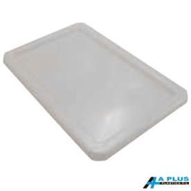 STACKING CRATE LID CLEAR 655MM FOOD