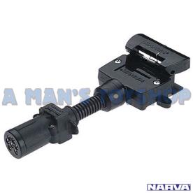 TRAILER ADAPTOR 6 PIN CAR 7 PIN FLAT