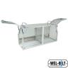 UTE DOG BOX 2 DOOR  2.2MM  ALUIMIN