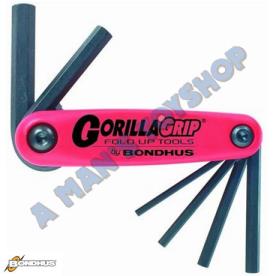 ALLEN KEY SET 6 PIECE METRIC FOLDING