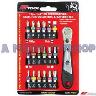 SCREWDRIVER,STAR,HEX BITS,RATCHET 19 PCE