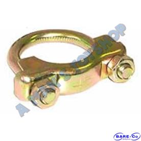EXHAUST CLAMPS ZINC PLATED 60MM/2 3/8"