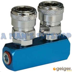 AIR MANIFOLD 2 WAY NITTO COUPLER 1/4