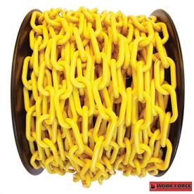 SAFETY YELLOW POLY 8MM CHAIN 7 METRES