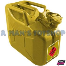 NLA* METAL 10 LITRE YELLOW JERRY CAN DIE
