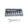 STUBBY SPANNER SET RING OPEN SAE 8 PIECE