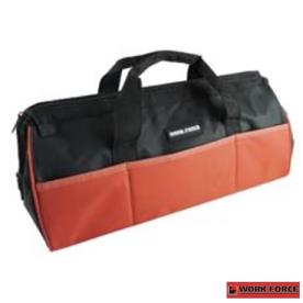 CANVAS TOOL BAG 455MM LONG ZIP UP