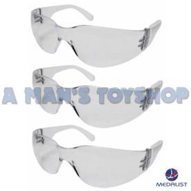 CLEAR LENS SAFETY GLASSES 3 PIECE SET