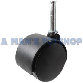 FURNITURE CASTOR 50MM TWIN WHEEL 60KG