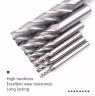 END MILL 6 PIECE SET 4 FLUTE  1/8 TO 1/2