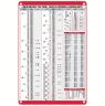 WALL CHART TAP &DRILL SIZE INCH & METRIC