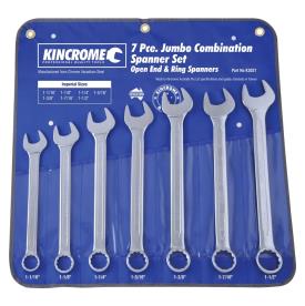 SPANNER SET JUMBO AF 7PCE RING/OPEN