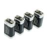 9V ALKALINE BATTERIES 4 PK EXT LONG LIFE