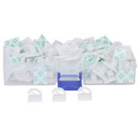 ADHESIVE PLASTIC CABLE CLIPS 18X14MM