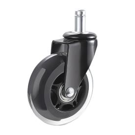OFFICE CHAIR WHEEL(5) SET 75MM WITH PIN