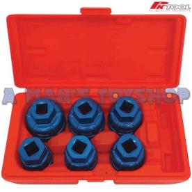OIL FILTER REMOVER NUT 6 PIECE 1/2 DRIVE