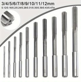 STRAIGHT REAMER SET H7 HSS 3MM TO 12MM