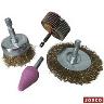 BRUSH SAND GRIND KIT FOR DRILL 4 PCS
