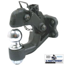 PINTLE HOOK 4 TON 50MM BALL FOR TRUCKS