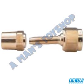 OXY 5MM HOSE FITTING RIGHT HAND HOSE END