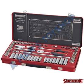 SOCKET SET AF/MET 3/8 DRIVE 56 PIECE