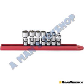 SOCKET AF SET FLEX TYPE 1/4" DR 6PT 7PCE